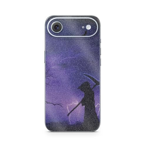 Glossy Glitter Phone Skin Compatible with Apple iPhone Air - Mystic Reaper - Pr…
