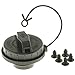 MotoRad MGC-825T Tethered Fuel Cap 1 Pack Fuel Tank Cap Fits Chevy Silverado 1500 12–20 Equinox 10–17 Cruze 10–18 Traverse 11–17 GMC Sierra 1500 12–20 23373281 23370006 23368720 7730048010 7730047030