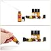 Mavogel 12 Pack 5ml Amber Glass Roller Bottles With Stainless Steel Roller Ball - Include 36 Peices Labels, Essential Oils Opener, 1ml Pipettes, Funnel