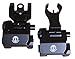 DD DAGGER DEFENSE Dagger Defense crescent shaped BUIS back up iron sights for co-witness