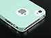 Pandamimi Dexule Cute Girls Ultra-thin Ice Cream Glossy Hard Case Cover for iPhone 4, 4S - Mint Green
