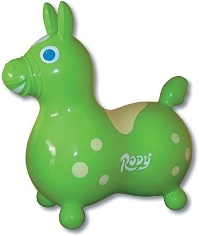 Rody the Horse Child's Bounce and Ride, Lime Green by Ledraplastic