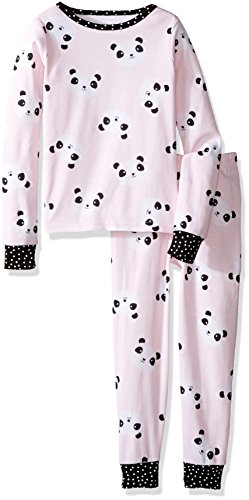 The Childrens Place Big Girls Piece Cotton Pajamas Panda