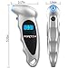 3 In 1 FORTEM Digital Tire Pressure Gauge Monitor 100 PSI + LED Flashlight - Ideal for Car, Truck, Bike & Motorcycle (Silver)