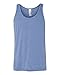 The Unisex Jersey Tank (Blue TriBlend) (Large)