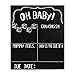 Gift for Expecting Moms - Pregnancy Announcement Chalkboard - Weekly Tracker and Baby Milestone Sign