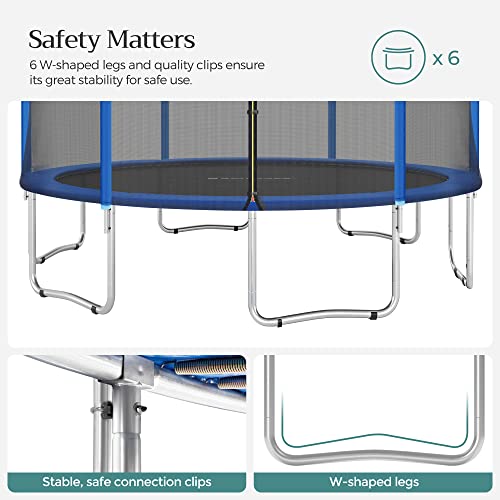 SONGMICS Trampolines 12FT with Enclosure net USTR12FT Pricepulse