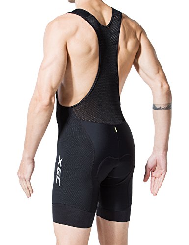 image for XGC Men's 4D Padded Cycling Bib Shorts Cycle Bike Bicycle Shorts Tight