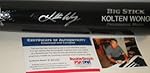 Kolten Wong St Louis Cardinals PSA DNA ROOKIE COA Autographed Signed Black Baseball Bat