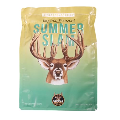 Whitetail Institute Summer Slam Deer Food Plot Seed Mix, High-Protein Forage Pe…
