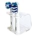 Seemii Electric Toothbrush Head Holder. Oral B Toothbrush Head Stand for 1, 2, 3 or 4 Electric Toothbrush Heads, White or Clear Head Holder, Fits Oral-B Heads (Does not fit iO Heads)