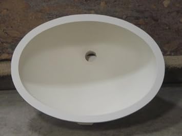 Silgranit Transolid Solid Surface Undermount Osaka 2 Vanity Sink