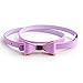 TopTie Thin Waist Belt Cute Bow Buckle BLACK