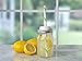 *Jar Drinking Glasses Kit*- Ball Jar Mouth Pint Jars with Lids and Bands, Regular, Set of 12 + 4 Mason Sip and Straw Lids - *Cool Trend*-16 OZ
