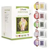 Foot Pads 30pc Bonus 6pc Nasal Strips by eProda - FDA Certified 2 in 1 Upgraded All Natural 100% Organic 5 Aroma Foot Pads with Ginger, Rose, Green Tea, Peppermint and Lavender - Improve Circulation