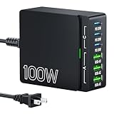 USB C Charger Block Charging Station: 100W 6 Port