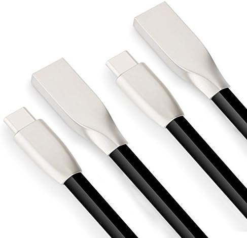 USB Type C Cable,  Charging Rhombus Zinc Alloy USB 2.0 Cable Cord USB C-USB A Sync Data Charger for Type-C Interface Device (Type-C Cable 2Pcs)