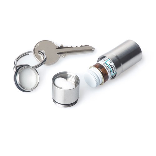GUS Pairamedic Pill Fob, Made in USA, Stainless Steel Keychain Pill
