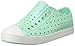 Native Kids Iridescent Jefferson Water Proof Shoes, Glass Green/Shell White/Galaxy Iridescent, 7 Medium US Toddler