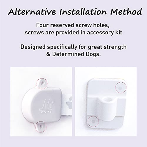 Magnetic Child Proof Door No Need for Interior Cat Door