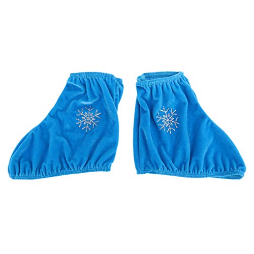 Prettyia 1 Pair Lint Figure Skating Boot Cover Roller Skates Shoes Protector Holder