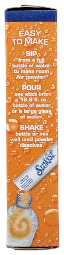 SUNKIST, POWDERED DRINK MIX STICKS ZERO SUGAR SINGLES TO GO ORANGE 6 COUNT, 0.74 OUNCE