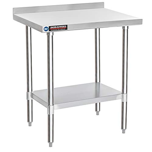 Stainless Steel Kitchen Work Table DuraSteel Commercial Food Prep 24