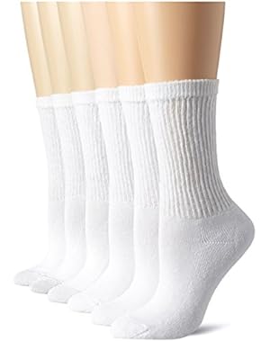Women's Comfort Blend Crew Sock, 6 Pack