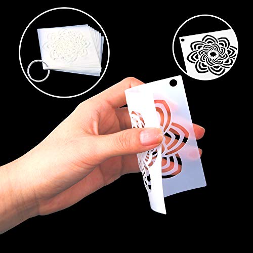 4 Mandala+Painting+Templates+Stencils+Projects