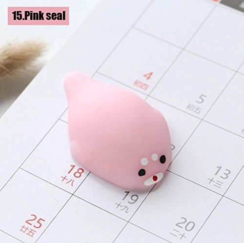 Lovely Pink Seal Squishy Healing Squeeze Fun Kid Toy Gift Stress