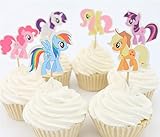24 My Little Pony Cupcake Toppers Picks