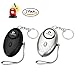 2 Pack 130Db Emergency Personal Security Safety Alarms Self-Defense Electronic Device with Pripaso LED Flashlight for Woman, Children, Adventurer, as a Bag Decoration