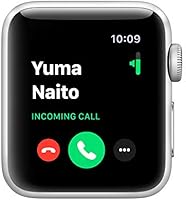 apple watch series 3 gps silver aluminum case with white sport band