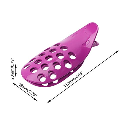 Hair Clips/Pins Maserfaliw,Hair Fringe Clip Bang Front Curler Roller Holder Hairpin Home DIY Styling Tool - Rose Red - Thumbnail 7