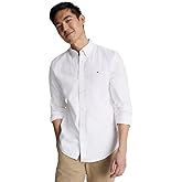 TOMMY HILFIGER Men's Signature Long Sleeve Casual Button Down Shirt in Regular Fit 2025 Collection