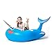 Vaburs Pool Float for Adults and Kids, Giant Inflatable Unicorn Whale with Rapid Valves Swimming Pool Summer Beach Party Toys Lounge Raft - 105.5 x 56.8 x 38.5 Inch