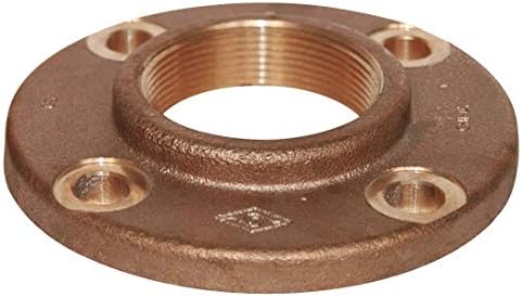 Top Brand 4TJK1 - Flange 1 1/4 x 4 5/8 In L Red Brass