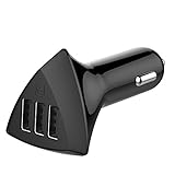 Car Charger, Tonicstar 3 Port USB Car Charger for Universal Smart Phones