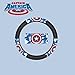 Yupbizauto 8 Pieces Marvel Comic Captain America Car Seat Covers Floor Mats and Steering Wheel Cover Set with Air Freshener