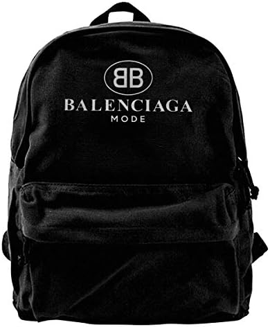 Canvas Backpack Balenciaga Rucksack Gym Hiking Laptop Shoulder Bag Daypack For Men Women