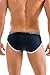 N2N Bodywear Rib Classic Brief RB10 (Large, Navy)