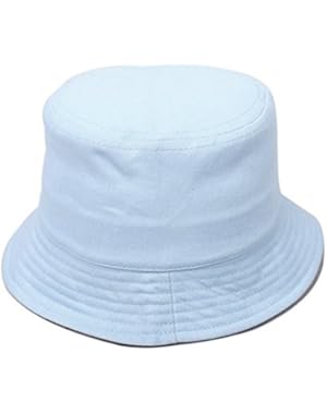 Unisex Baby Sun Bucket Hat Cap Toddler Newborn Summer Cap Sun Protection Brim Hat (Sky Blue)