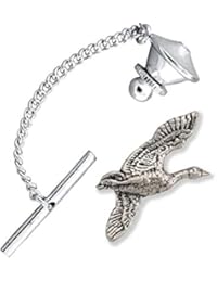 Canada Goose Honker Bird Pewter Tie Tack, Tie Pin, Jewelry, B001TT