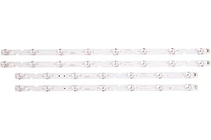 KGRHJSA 4pcs/Kit LED Strips Compatible with TCL 55DP600 55S421-CA 55S423 55S425 LVU550NDEL 4C-LB5507-HR03J 4C-LB5508-HR03J 4C