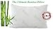 Ultimate Essence of Bamboo Pillow - with Premium Bamboo Derived Rayon/Poly Cover and USA Made Hypoallergenic Down Alternative Poly Fiber Fill