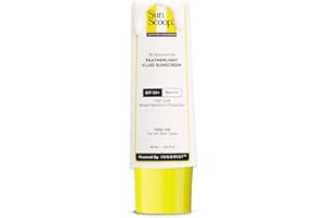 Sun.Sco.op Featherlight Fluid Sunscreen with 3% Niacinamide, SPF 50+ PA++++, Broad Spectrum UVA UVB Protection, 45 ml