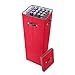 Wrapping Paper Storage Box - Holds 20 Rolls of Gift Wrap - Upright Container with Dividers - For Holiday and Christmas Wrap by Elf Stor (Red)