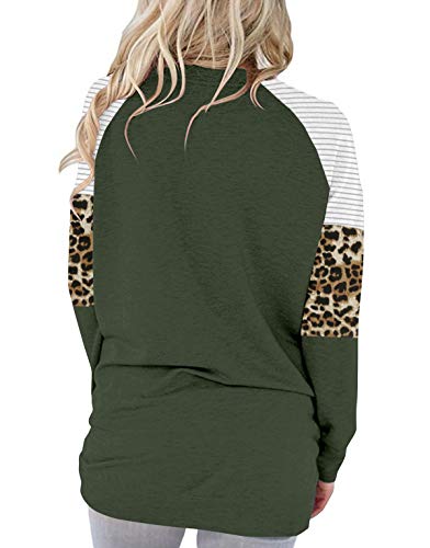 3 onlypuff+Sweatshirt+Sleeve+Striped+Leopard