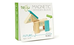 Tegu Robo Magnetic Wooden Block Set