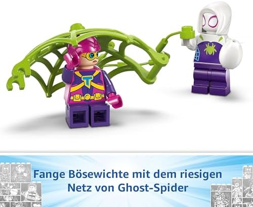 Marvel Showdown am Baumhaus: Spidey-Rex vs. Gobby-Raptor, BAU- und Spielset mit Dinos, Geschenk mit Spielzeugdinos für Jungen und Mädchen ab 4 Jahren, Spidey und Seine Super-Freunde 11200
